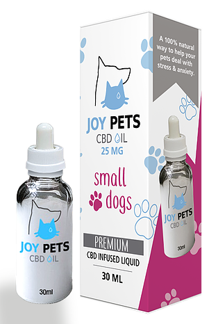 JOY PETS CBD OIL FOR SMALL Dogs 25M DOGS