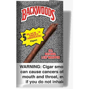 Backwoods Black 'N Sweet 5ea Packs 4.50X32
