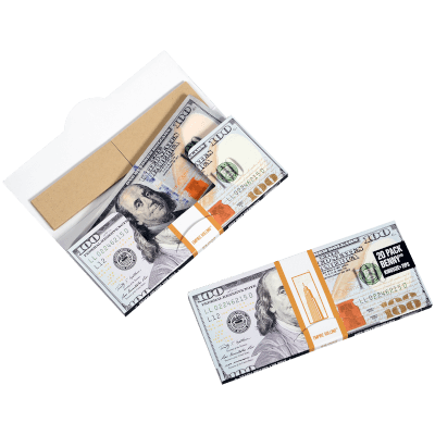 Empire 100 Dollar Bill Papers 4.2" 20 Ct. Box