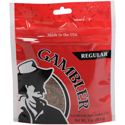 Gambler Pipe Tobacco Regular Mini  1 Oz. Bag