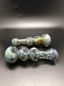 TRIPLE BOWL CORAL HAND PIPE RS1521