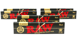 Raw Papers Classic Black King Slim 110 mm 32 Ct.Box