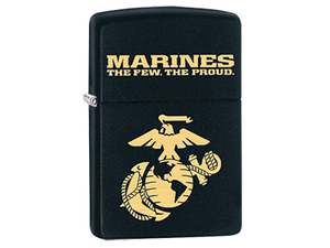 Zippo PK Military Collection Marines Black Crest ZPK656