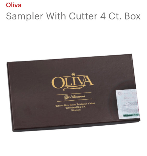 OLIVA SAMPLER WHIT CUTTER 4 CT. BOX