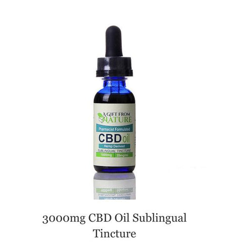CBD Oil Sublingual Tintcure 3000 mg