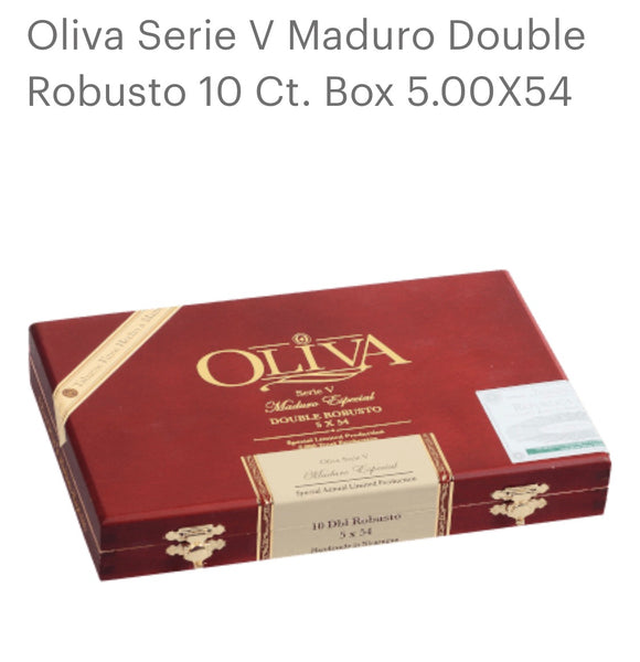 OLIVA SERIE V MADURO DOUBLE ROBUSTO
