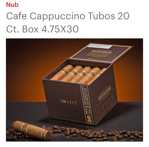 NUB CAFE CAPPUCCINO TUBOS
