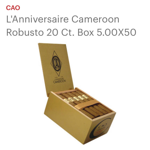 CAO L'ANNNIVERSAIRE CAMEROON ROBUSTO