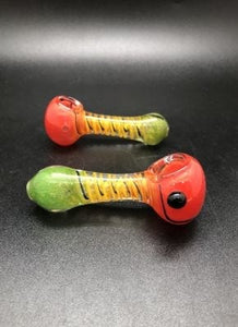 Small Rasta Spiral Hand Pipe RS1299